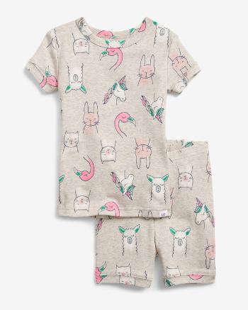 GAP Critter Graphic Pijama pentru copii Roz Bej