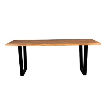 Masă de dining cu blat din lemn de acacia 90x180 cm Aka – Dutchbone