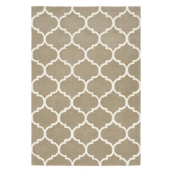 Covor maro deschis handmade din lână 80x150 cm Albany – Asiatic Carpets