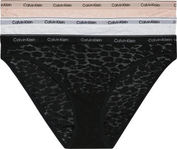 Calvin Klein 3 PACK - chiloți pentru femei Bikini PLUS SIZE QD5069E-N8I-plus-size 3XL