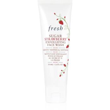 fresh Sugar Strawberry Face Wash gel exfoliant de curatare 50 ml