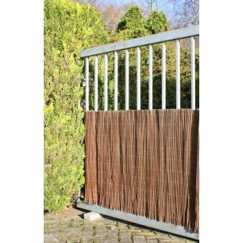 Paravan pentru balcon în culoare naturală din răchită 300x100 cm – Garden Pleasure