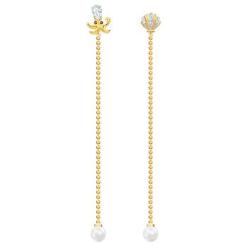 Swarovski Cercei placați cu aur cu perle 2in1 Ocean5462583