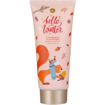 Accentra Hello Winter lapte de corp Gingerbread & Cranberry 200 ml