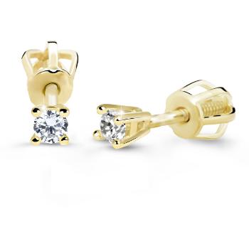 Cutie Diamonds CerceiMinimalisti din aur galben cu diamante  DZ60129-30-00-X-1