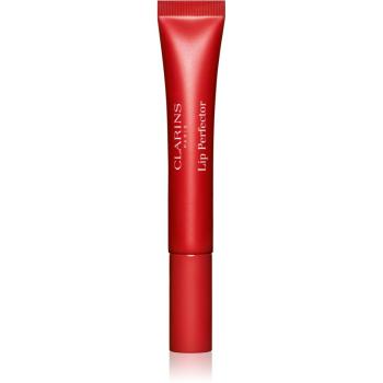 Clarins Lip Perfector Glow gloss buze stralucitor buze si obraz culoare 23 pomegranate glow 12 ml