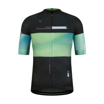 
                 GOBIK Tricou de ciclism cu mânecă scurtă - CX PRO 2.0 - verde/roșu/negru  
            