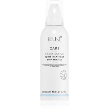 Keune Care Silver Savior Foam balsam (nu necesita clatire) neutralizeaza tonurile de galben 200 ml