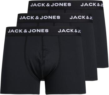 Jack&Jones 3 PACK -boxeri pentru bărbați JACBASE 12204876 Black M