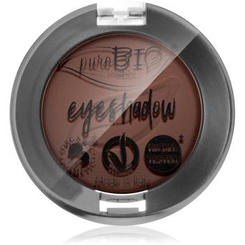puroBIO Cosmetics Compact Eyeshadows fard ochi culoare 03 Brown 2,5 g