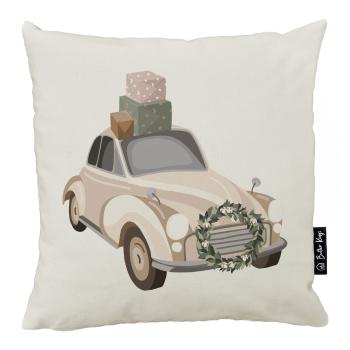 Față de pernă 45x45 cm  cu model de Crăciun Festive Car – Butter Kings