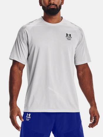 Under Armour UA Armourprint SS Tricou Gri