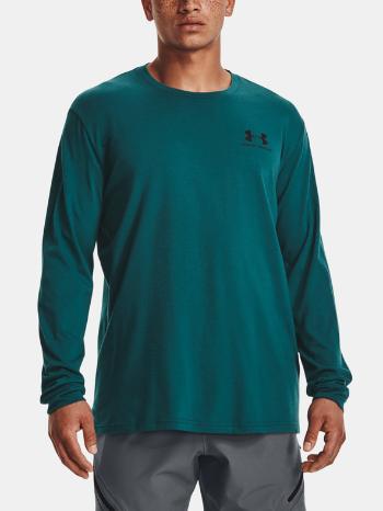 Under Armour UA SPORTSTYLE LEFT CHEST LS Tricou Verde