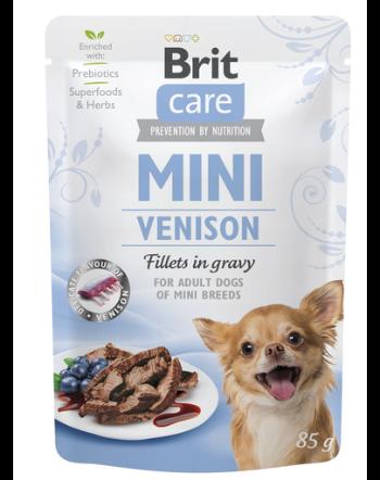 BRIT Care Mini Venison hrană umedă pentru câini de talie mică, vânat 85 g
