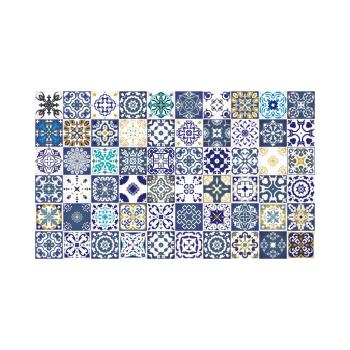 Set 60 autocolante de perete Ambiance Tiles Azulejos Cyprus, 15 x 15 cm