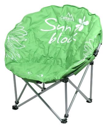 scaun camping pliere Cattara FLORI verde