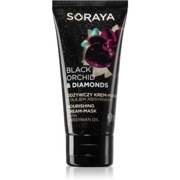 Soraya Black Orchid & Diamonds mască hrănitoare de noapte 50 ml