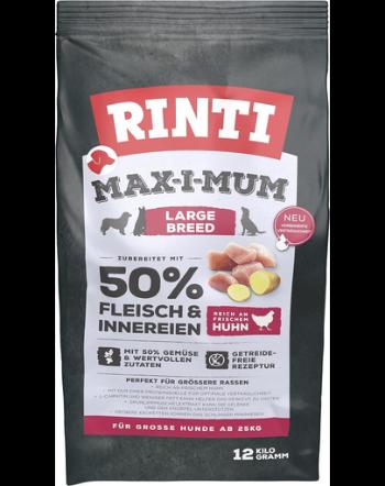 RINTI MAX-I-MUM Large Breed Chicken hrana caini rase mari, cu pui 12kg