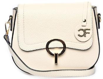 Carla Ferreri Geantă crossbody din piele pentru femei CF1885 Beige