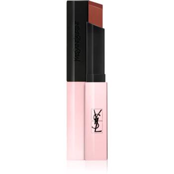 Yves Saint Laurent Rouge Pur Couture The Slim Glow Matte ruj buze mat hidratant stralucitor culoare 212 Equivocal Brown 2 g