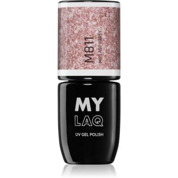 MYLAQ UV Gel Polish lac de unghii sub forma de gel culoare My Last Party 5 ml