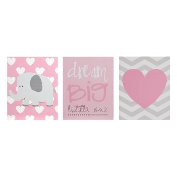 Tablouri pentru copii 3 buc. 16x20 cm Dream Big – Premier Housewares