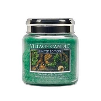 Village Candle Lumânare parfumată în sticlă Cardamom și chiparos(Cardamom &amp; Cypress) 390 g