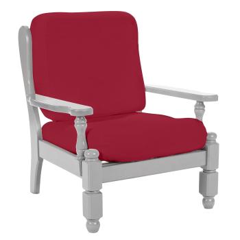 Husa elastica uni pentru fotoliu rustic - bordo - Mărimea set husă spătar + husă scaun