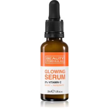 Beauty Formulas Glowing 2% Vitamin C ser facial cu efect iluminator 30 ml