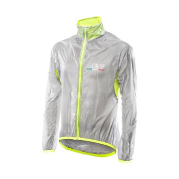 
                 SIX2 Jachetă rezistentă la vânt de ciclism - GHOST - transparent/galben  
            