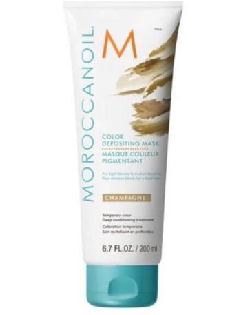 Moroccanoil Mască tonifiantă pentru păr Champagne (Color Depositing Mask) 30 ml