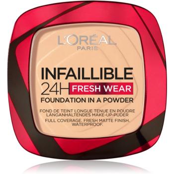 L’Oréal Paris Infaillible Fresh Wear 24h pudra machiaj culoare 40 Cashmere 9 g