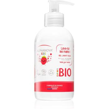 Alphanova Kids Bio Săpun lichid pentru mâini pentru copii Strawberry 250 ml