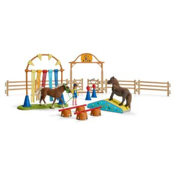 Antrenament de agilitate pentru ponei Schleich  42481