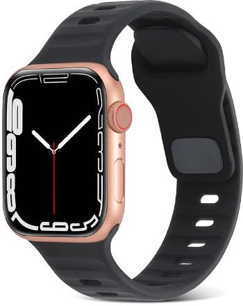 4wrist Curea de silicon pentru Apple Watch 38/40/41 mm - Black