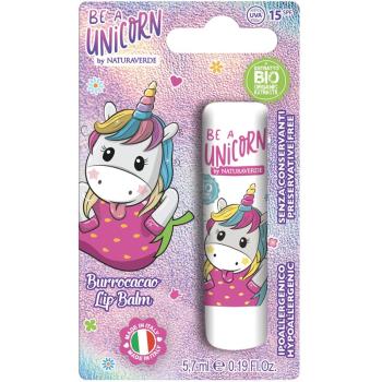 Be a Unicorn Naturaverde Lip Balm balsam de buze pentru copii strawberry 5,7 ml