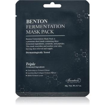 Benton Fermentation mască textilă hidratantă cu efect antirid 10 buc
