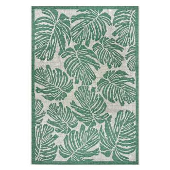 Covor adecvat pentru exterior NORTHRUGS Monstera, 200 x 290 cm, verde - bej