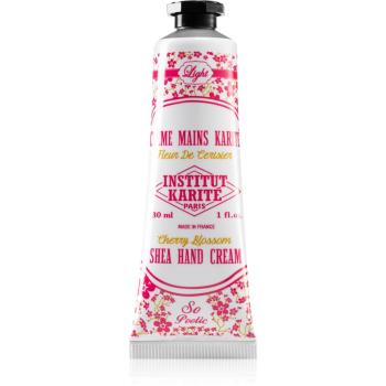 Institut Karité Paris Cherry Blossom So Poetic crema cu textura usoara de maini cu unt de shea tube only 30 ml