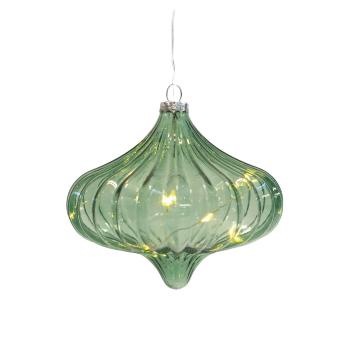 Decorațiune luminoasă verde ø 11 cm Dina – Sirius