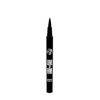 W7 Cosmetics Creion de ochi impermeabil Line To Five nuanță Black (Waterproof Eyeliner Pen) 0,8 ml