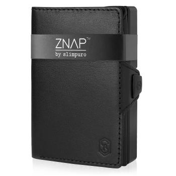 Slimpuro ZNAP, portofel subțire, 12 cărți, compartiment pentru monede, 8,9 × 1,8 × 6,3 cm (L × Î × l), protecție RFID