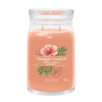 Yankee Candle Lumânare aromatică Signature sticlă mare TropicaI Breeze 567 g