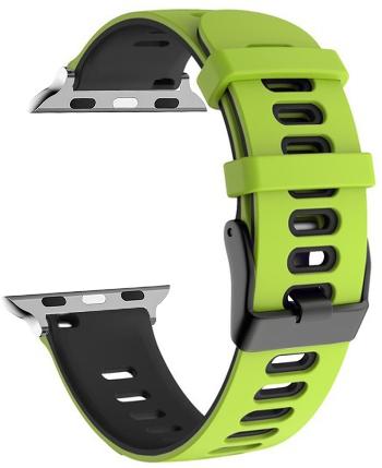 4wrist Curea din silicon pentru Apple Watch - Green 38/40/41 mm