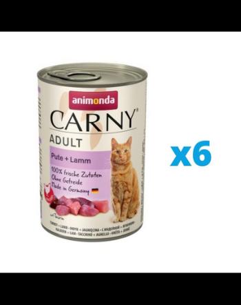 ANIMONDA Carny Adult curcan si miel, conserve pisici 6 x 400 g