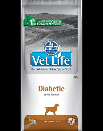 FARMINA Vet Life Dog Diabetic - Hrană uscată pentru câini adulți 2 kg