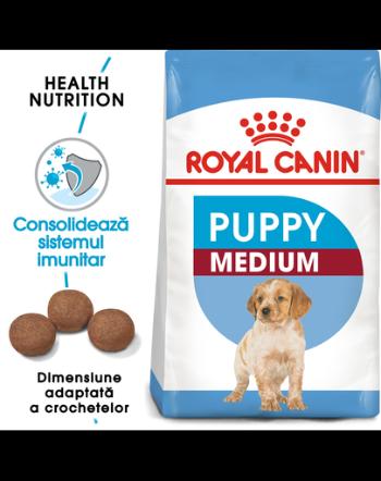 Royal Canin Medium Puppy Hrană Uscată Câine 15 + 3 kg