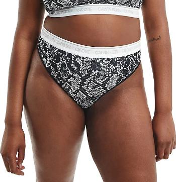 Calvin Klein Tanga de damă CK One PLUS SIZE QF6018E-1BP XL