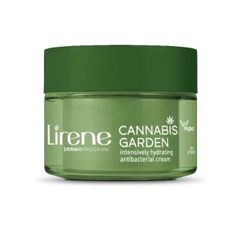 Lirene Cremă de față hidratantă intensivă Canabbis Garden (Intensively Hydrating Antibacterial Cream) 50 ml