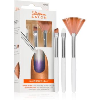 Sally Hansen Salon Pro Brush set perii machiaj (pentru unghii)